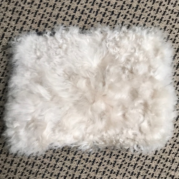 Philip lim 3.1 shearling clutch cosmetic case new - Picture 7 of 8